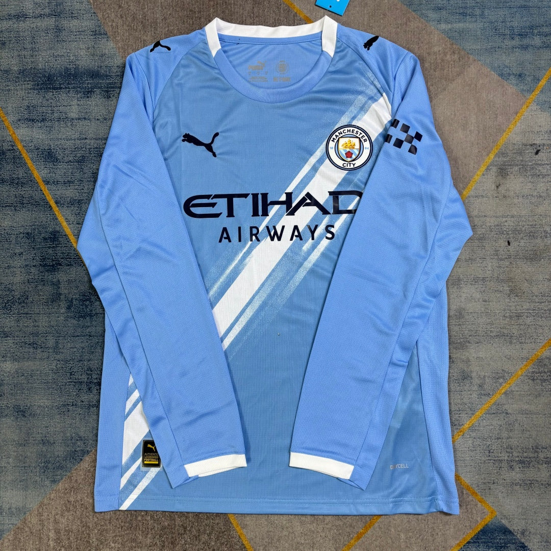 Maillot 25/26 Manchester City  Domicile  Manches Longues