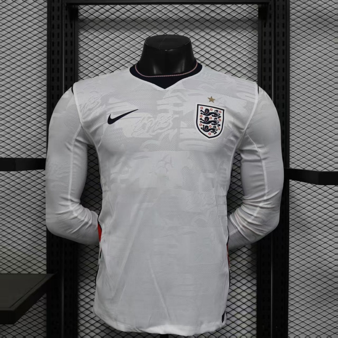 Maillot 25/26  England Domicile player Manches Longues