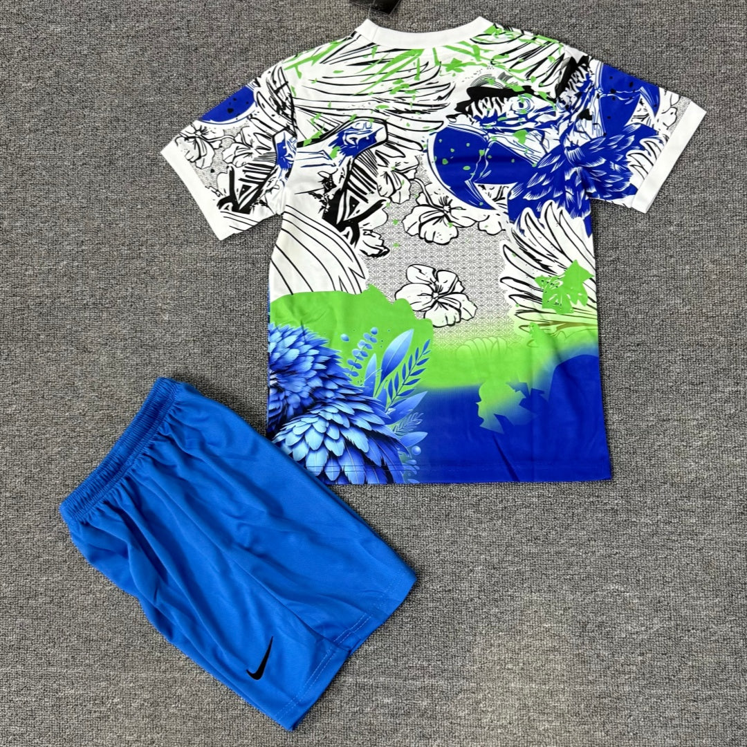 25/26 Ensemble Enfant  Brésil Spécial  bird blue