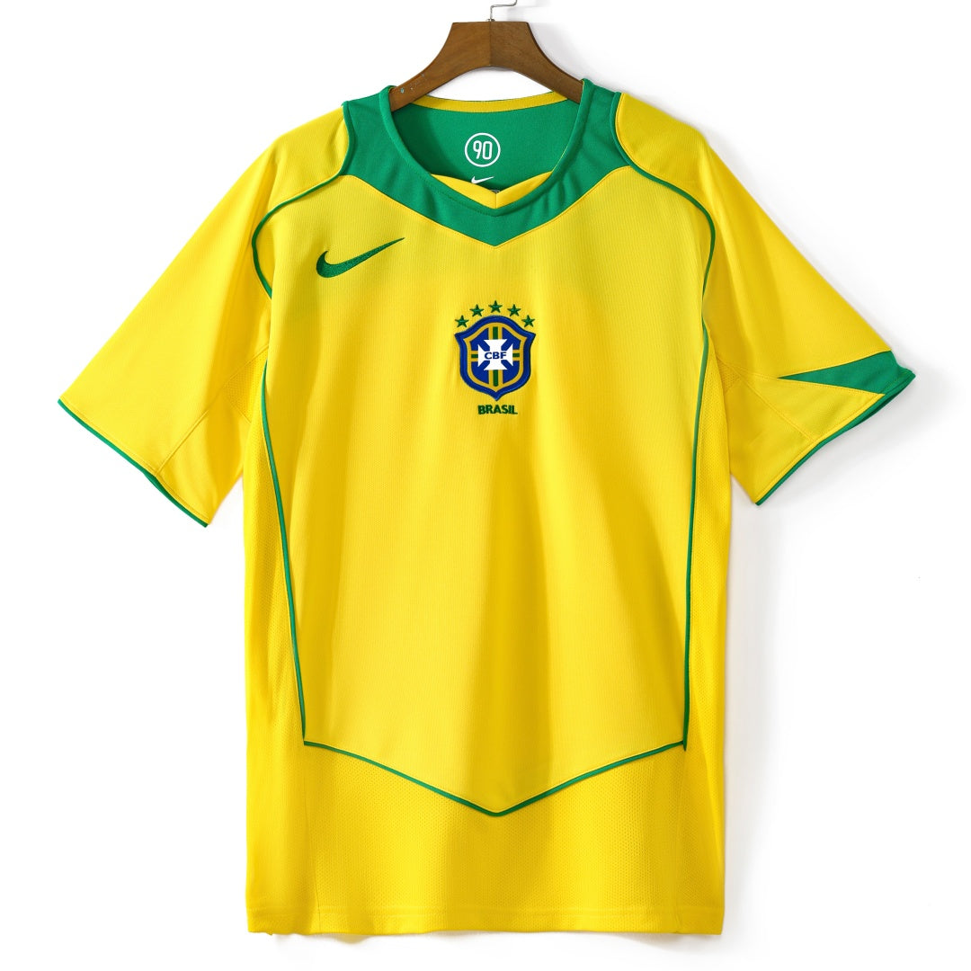 2004 Maillot Brésil Domicile Rétro