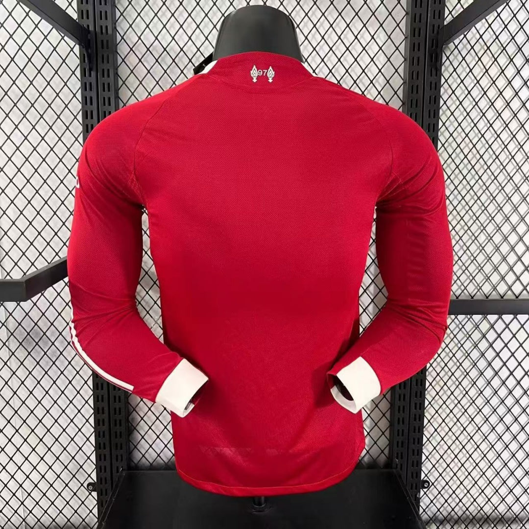 Maillot 25/26  Liverpool Domicile player Manches Longues