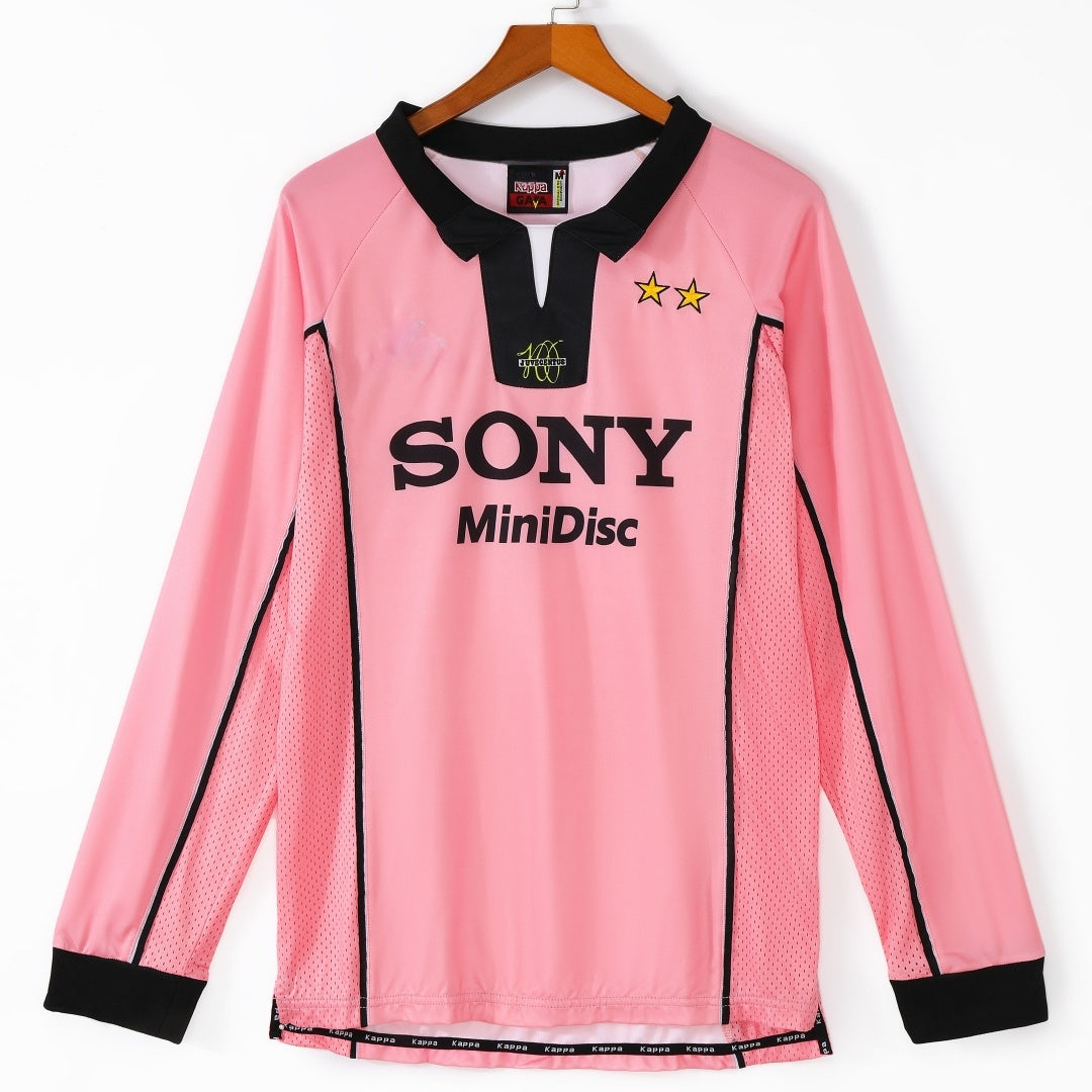 1997-1998 Maillot  Juventus Extérieur Retro Manches Longues