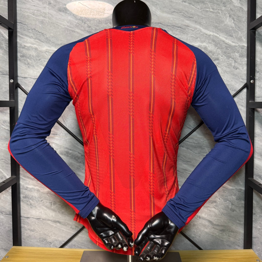 Maillot 26/27 Espagne Domicile player Manches Longues