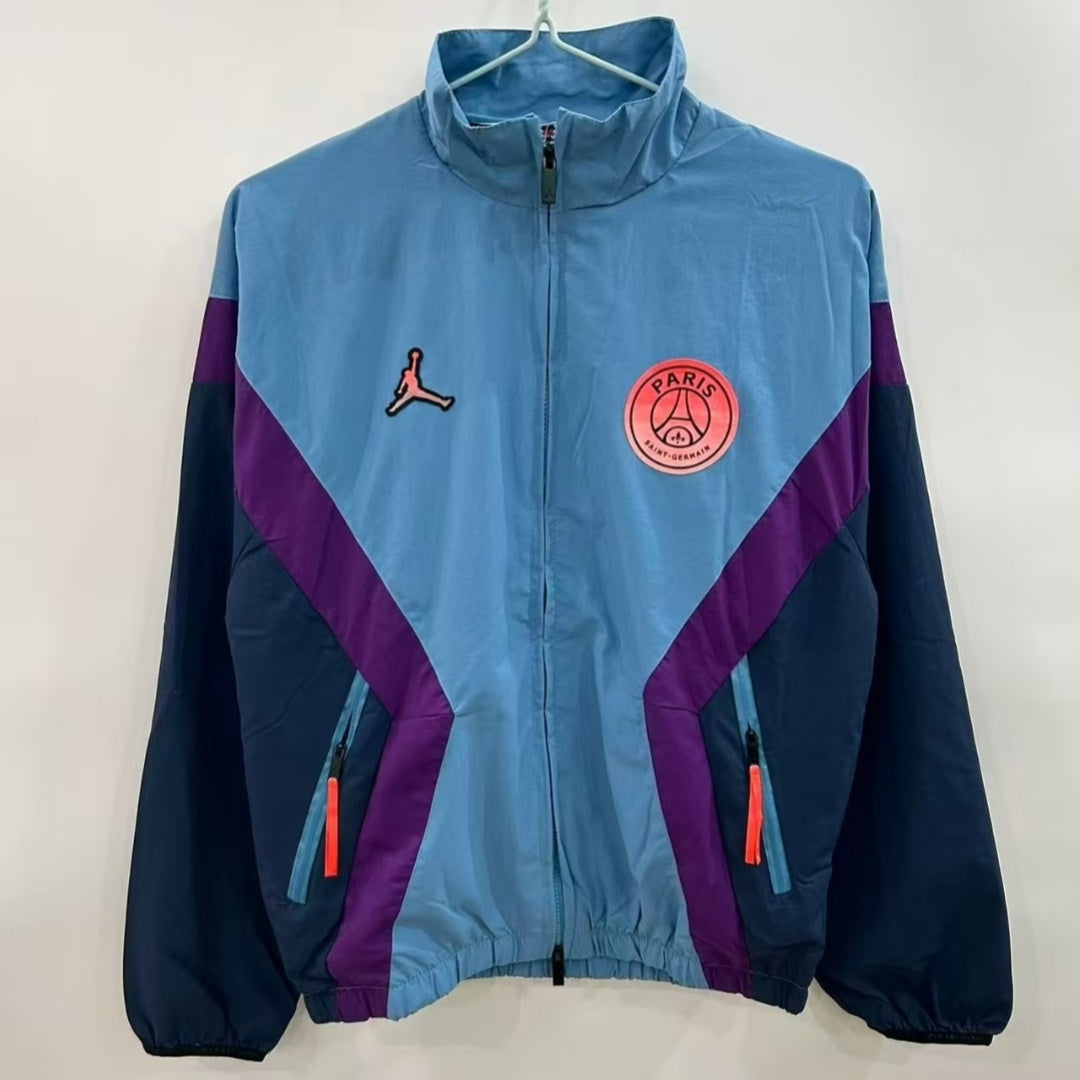 Veste coupe-vent réversible PSG blue