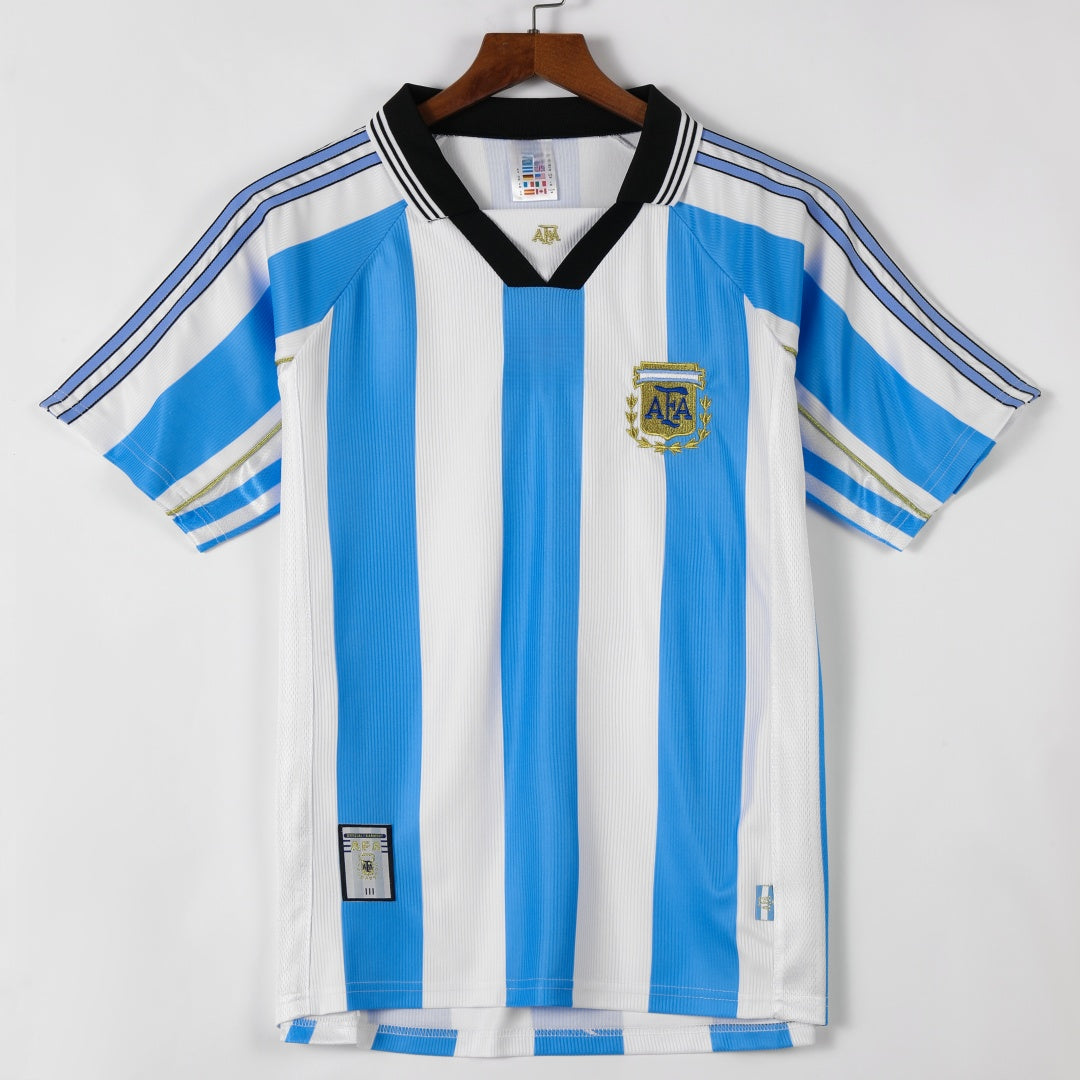 1998-1999 Maillot Argentine Domicile Retro