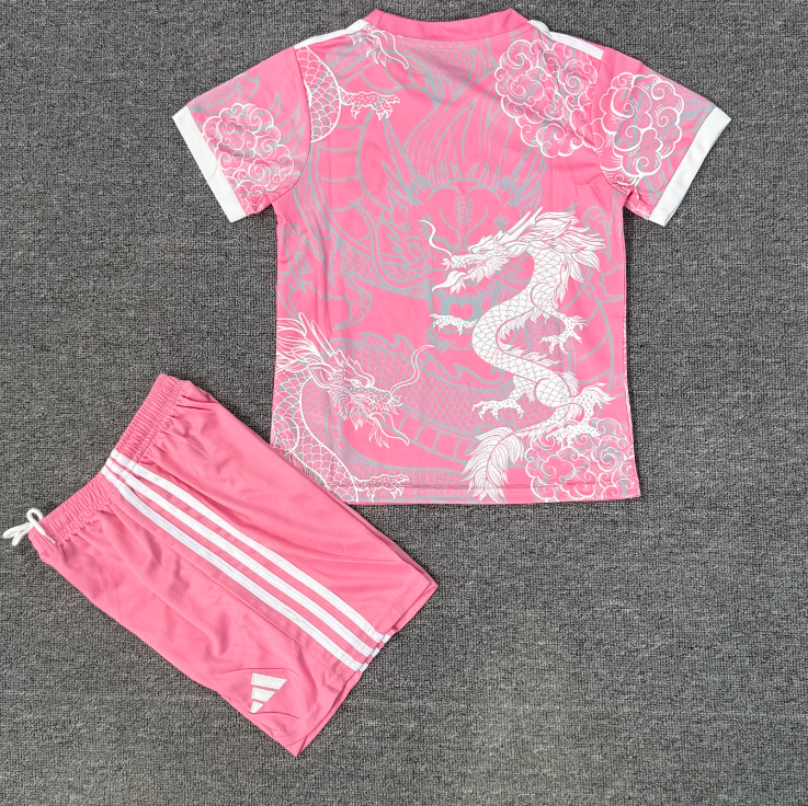 25/26 Ensemble Enfant Real  Madrid dragon Rose