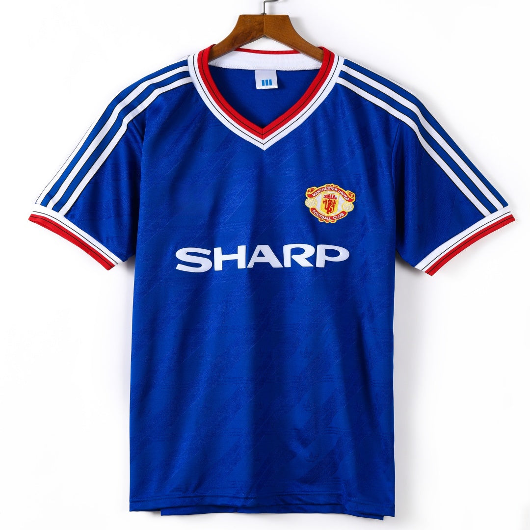 1986-1988 Maillot Manchester United Third Retro