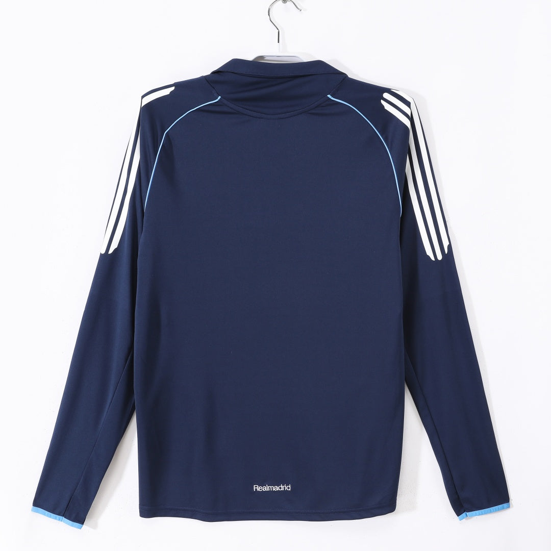 2005-2006 Maillot Retro Real Madrid Extérieur Manches Longues