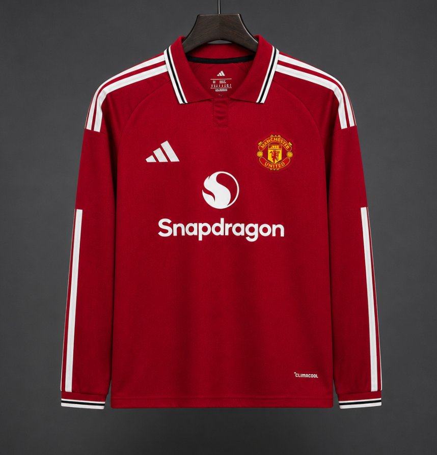 Maillot 26/27 Manchester United Domicile  Manches Longues
