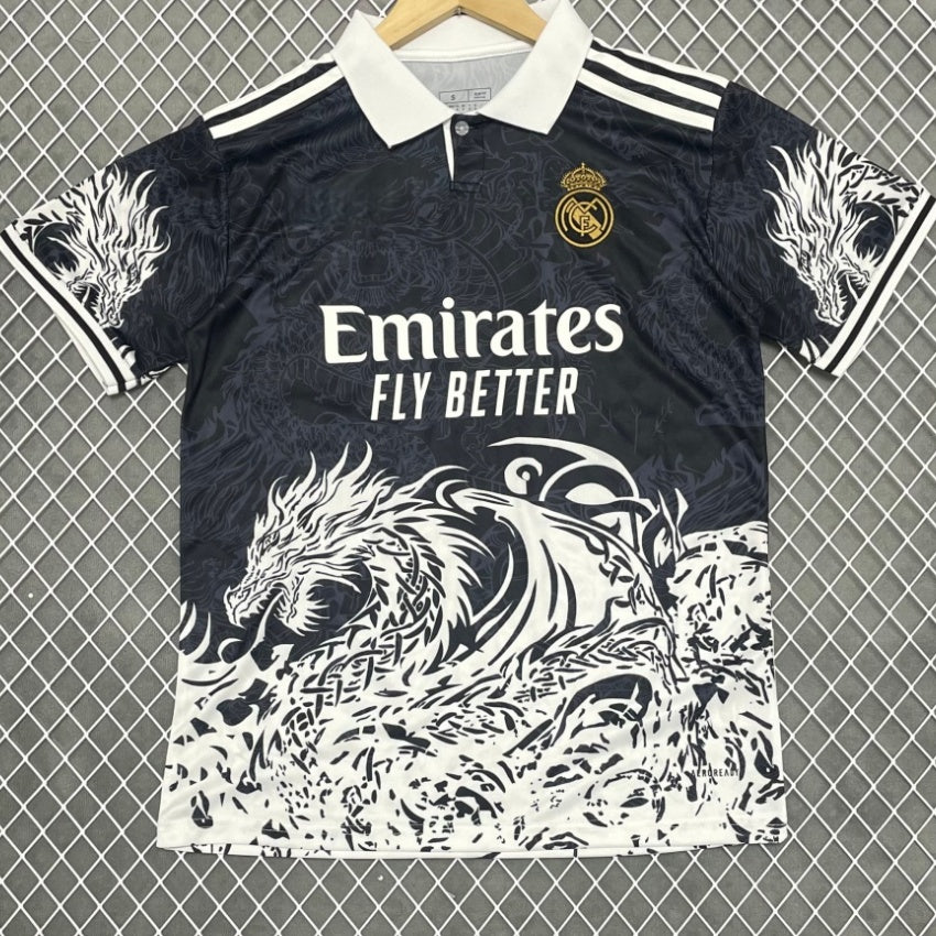 Maillot 24/25 Real Madrid Spécial dragon black polo