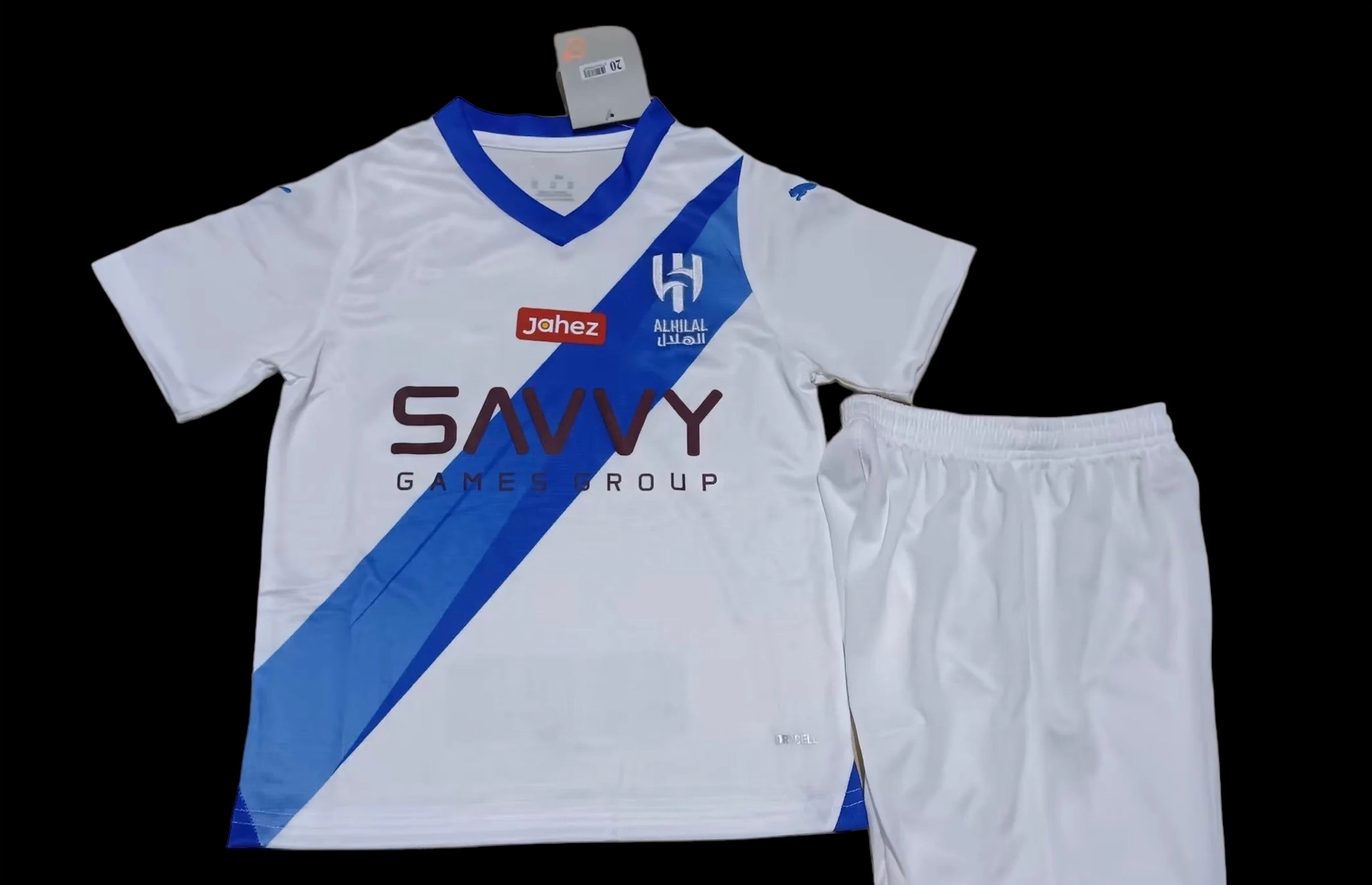 Arabie Saoudite Al-Hilal maillot Extérieur ensemble Enfant 2023 2024 - L'Univers du Maillot