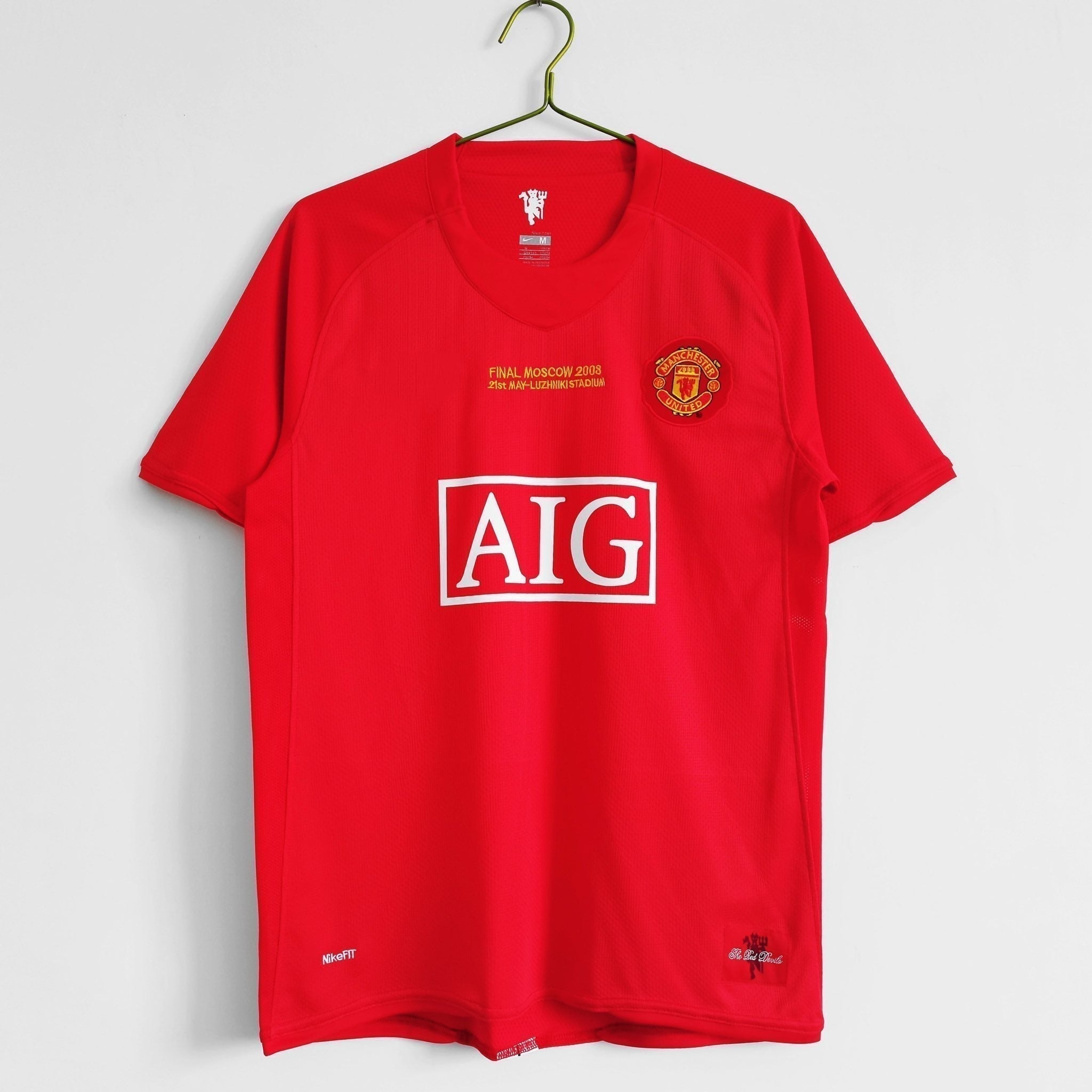 Manchester United maillot Domicile 2007 2008 - L'Univers du Maillot