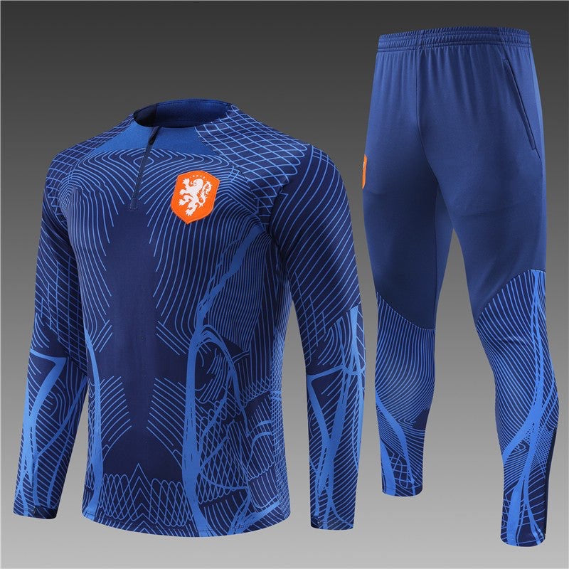 Ensemble Pays Bas Bleu Clair-Foncé 2022 2023 - L'Univers du Maillot