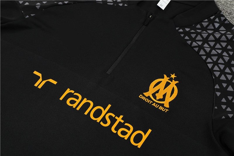 Ensemble Olympique de Marseille Noir 2023 2024 - L'Univers du Maillot