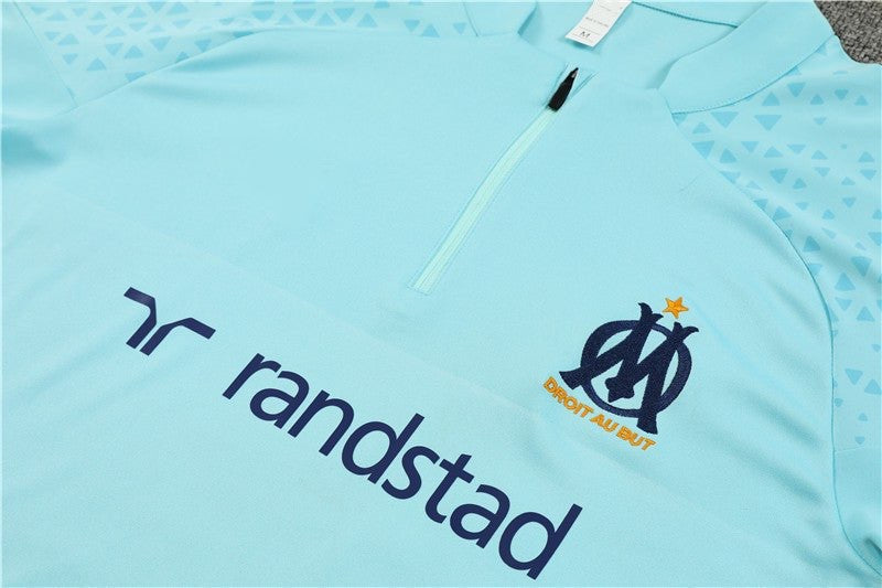 Ensemble Olympique de Marseille Bleu Clair 2023 2024 - L'Univers du Maillot
