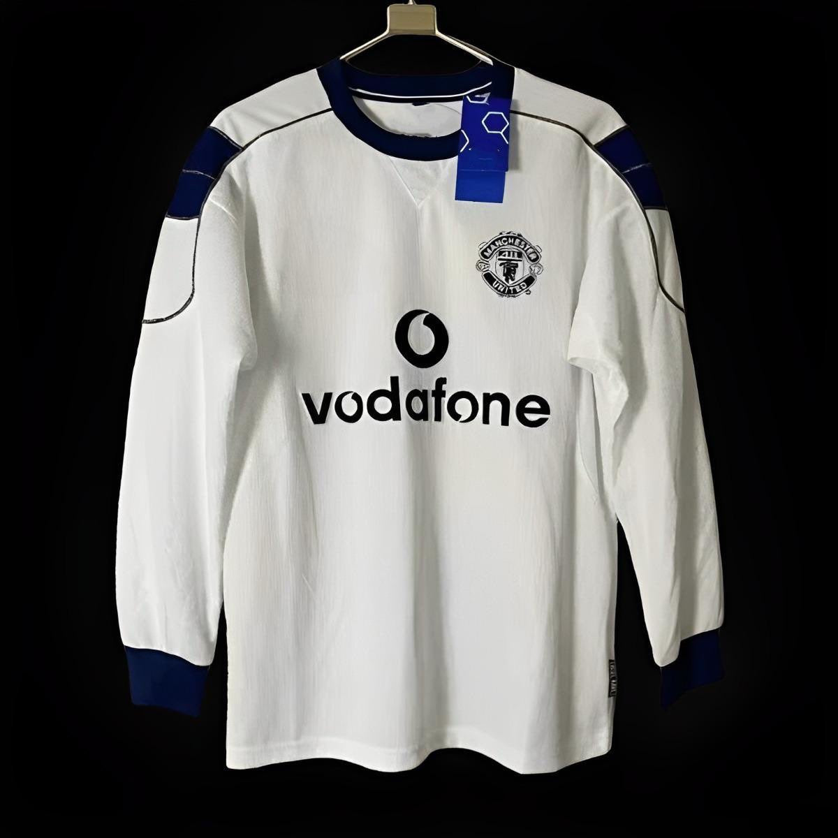 Manchester United maillot extérieur Rétro Manches Longues 2000 2001 - L'Univers du Maillot