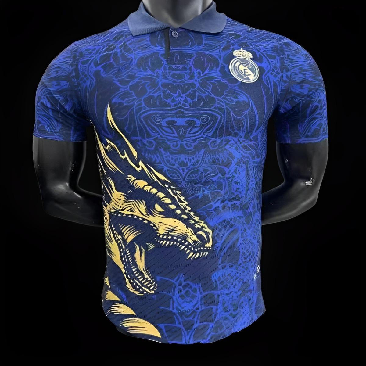 Real Madrid maillot Édition spéciale Dragon Bleu version Player 2023/2024 - L'Univers du Maillot