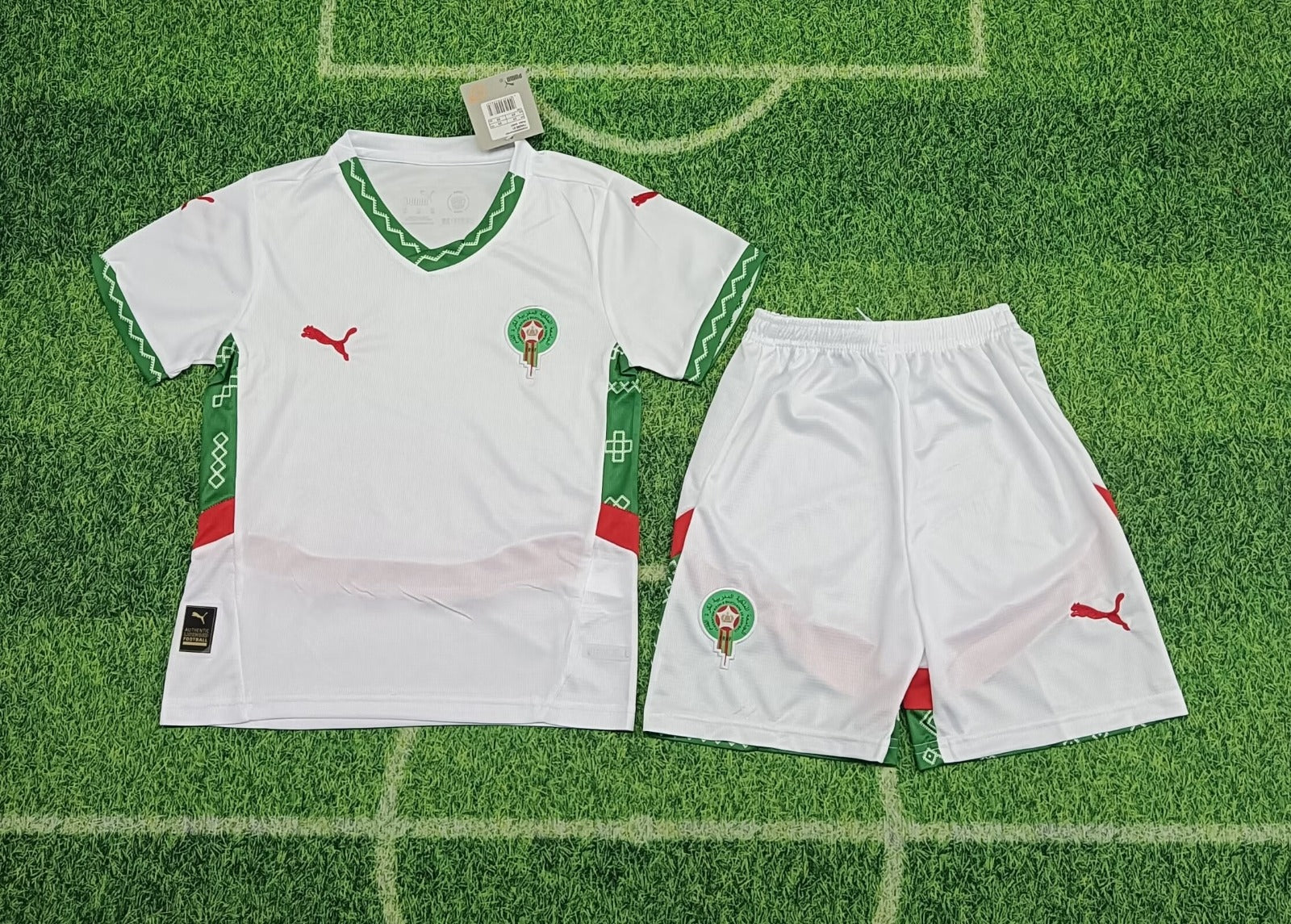 24/25 Ensemble Enfant Maroc Blanc - L'Univers du Maillot