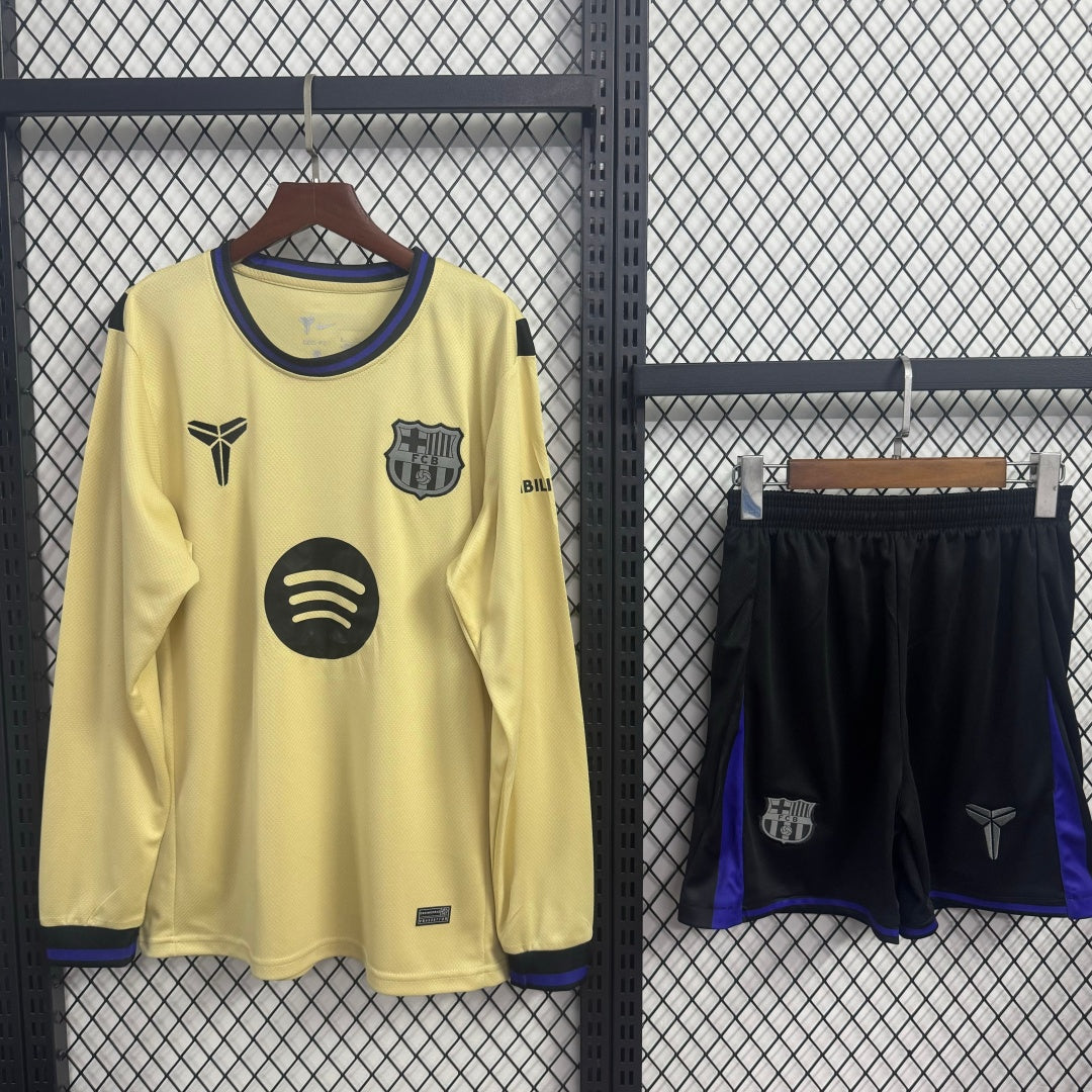 Ensemble 25/26 Barcelone Extérieur Adult  Manches Longues