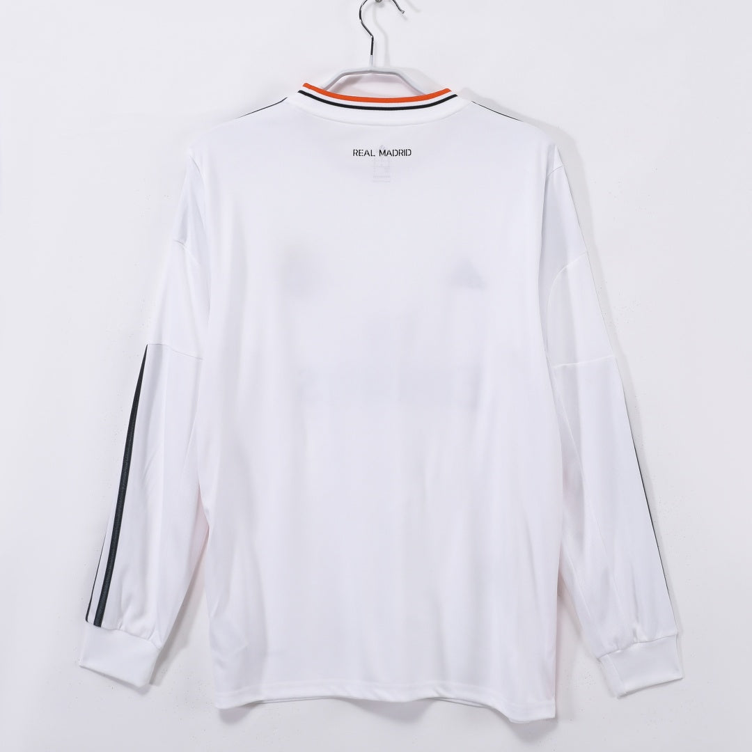 2013-2014 Maillot Retro Real Madrid Domicile  Manches Longues