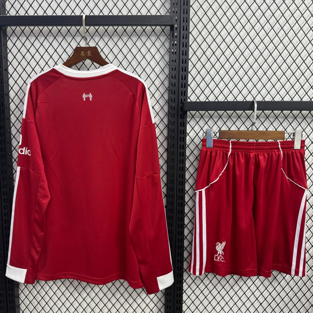 Ensemble 25/26 Liverpool Domicile Adult  Manches Longues