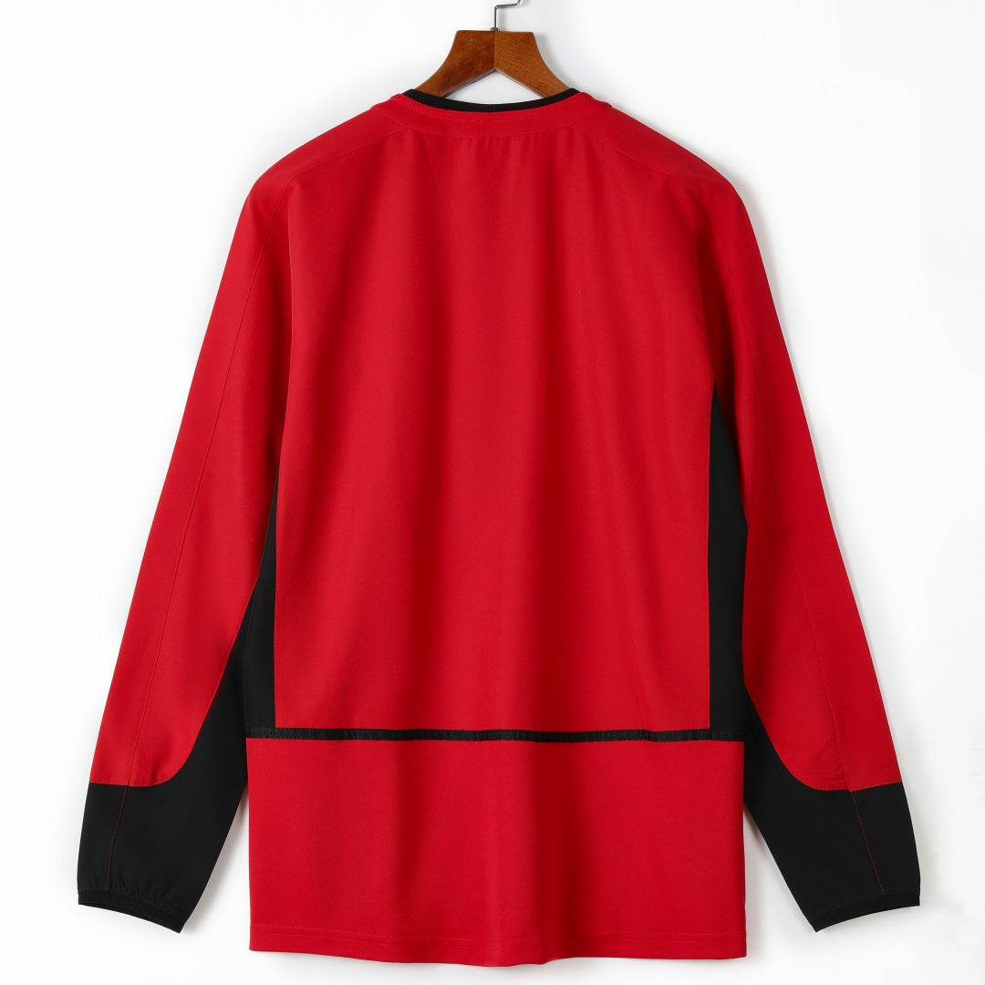 2002-2004 Manchester United Domicile maillot Retro Manches Longues