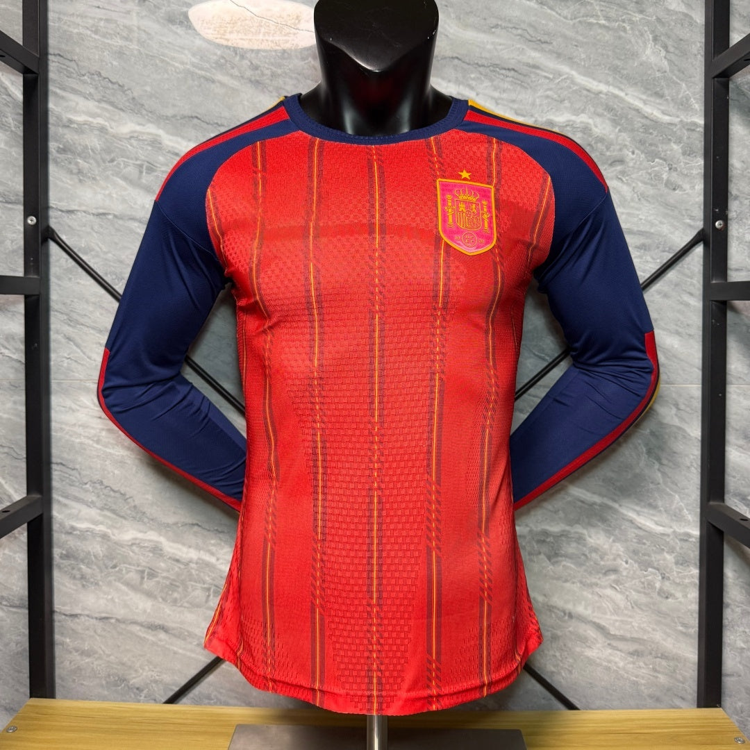 Maillot 26/27 Espagne Domicile player Manches Longues