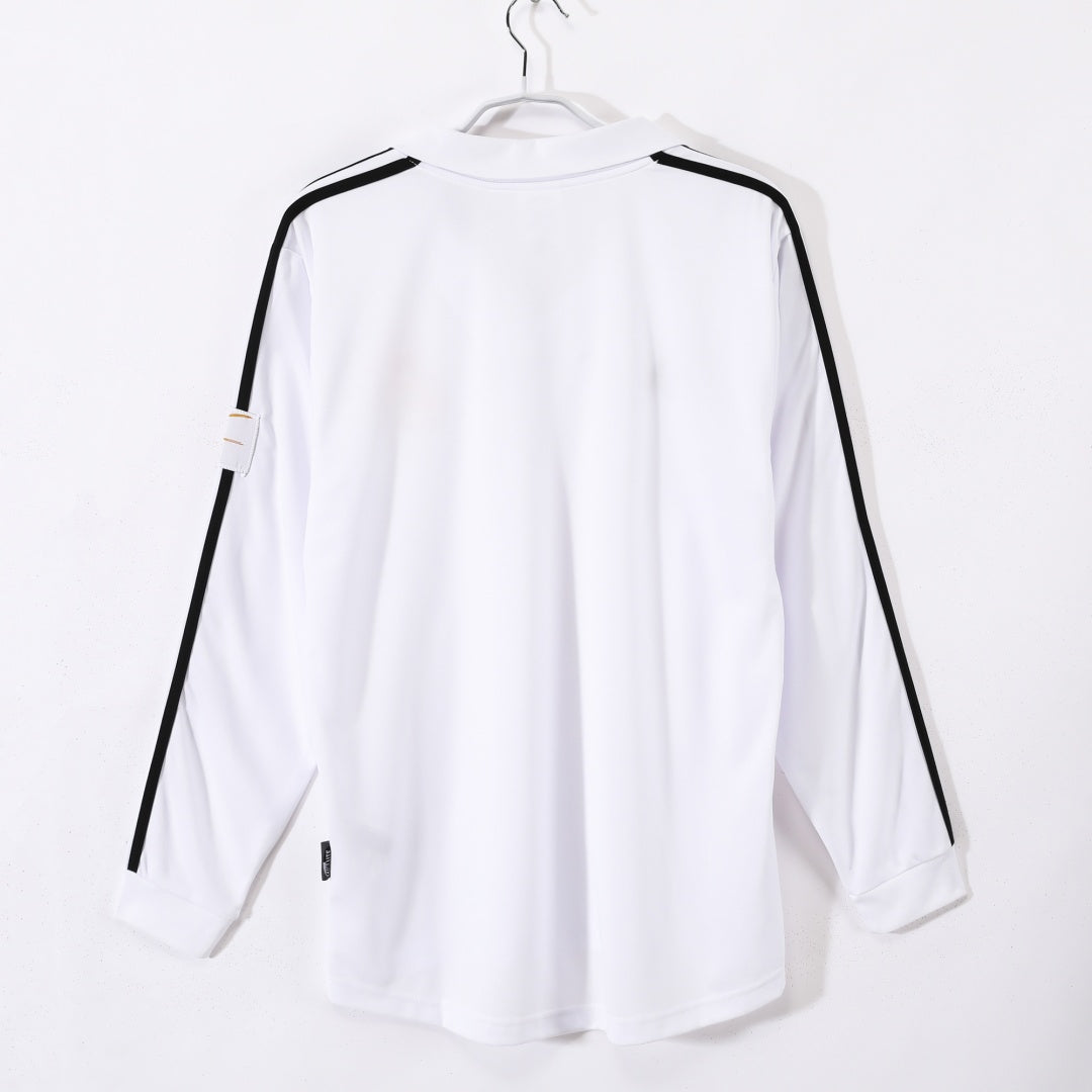 2002-2003 Maillot Retro Real Madrid Domicile Manches Longues