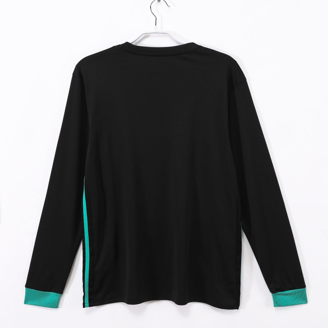 2017-2018 Maillot Retro Real Madrid Extérieur  Manches Longues