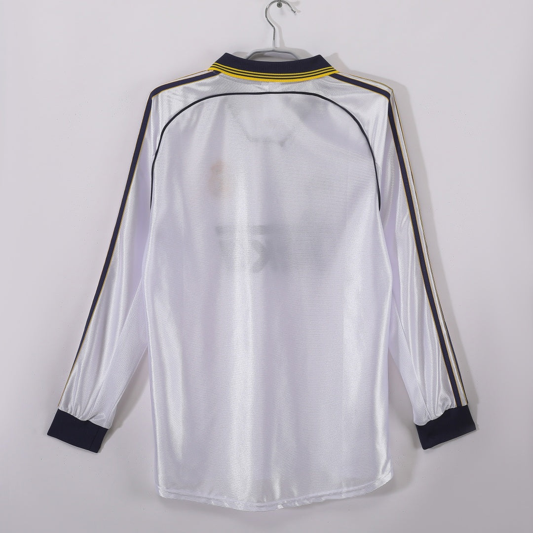 1998-2000 Maillot Retro Real Madrid Domicile Manches Longues