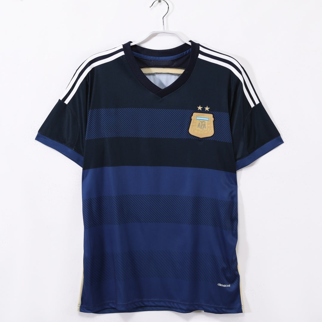 2014 Maillot Argentine Extérieur Retro