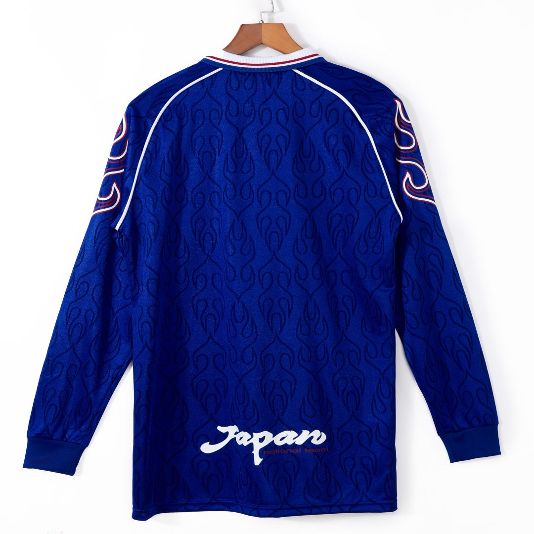 1998 Maillot  japon Domicile Rétro  Manches Longues